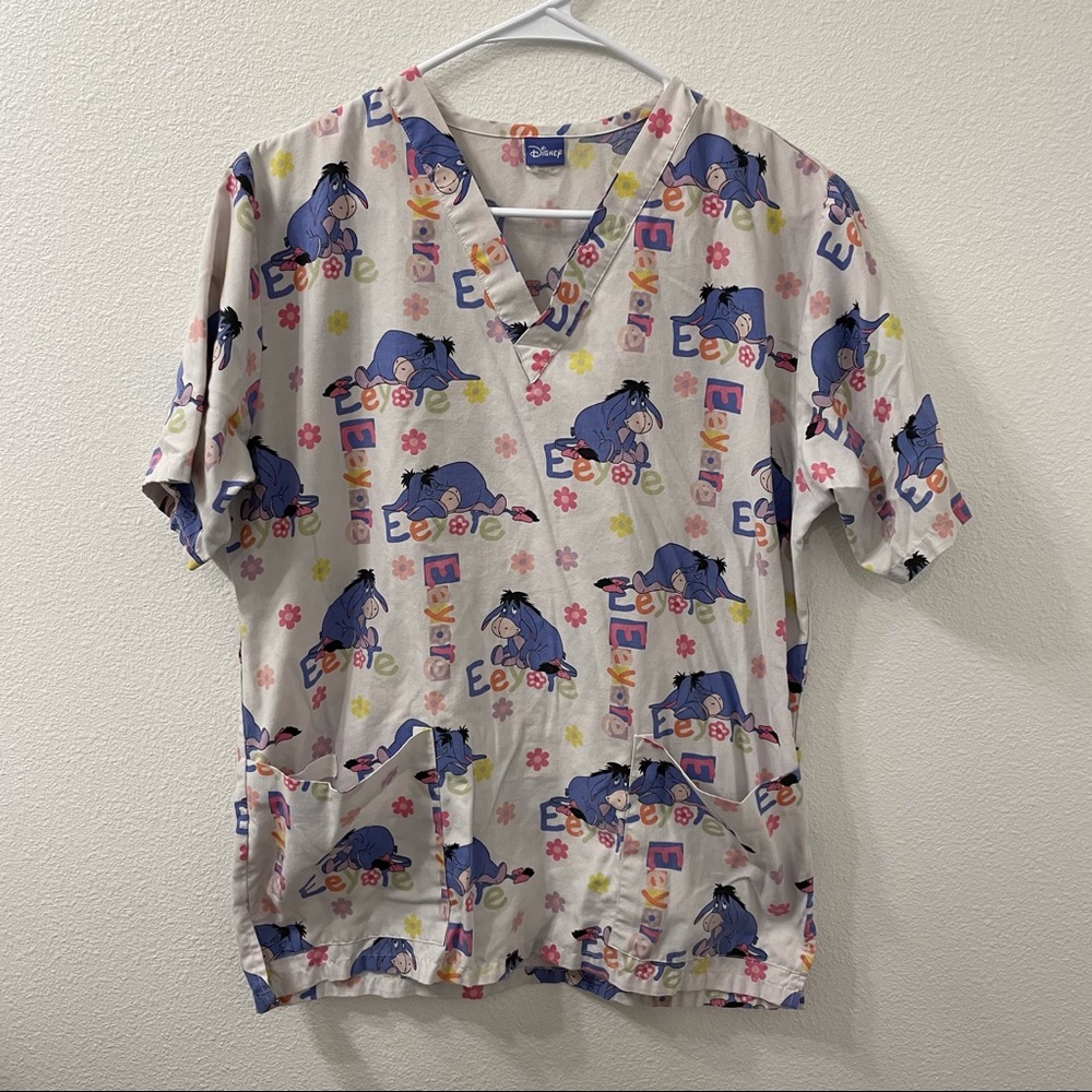 Disney Eeyore Scrub Top